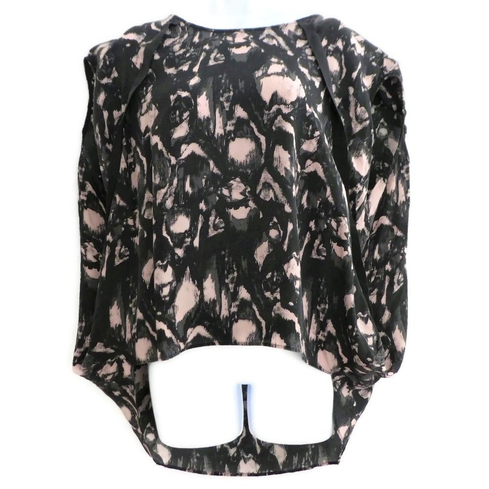 SiLK DAY Birger et Mikkelsen Woman Silk Blouse Hi Low